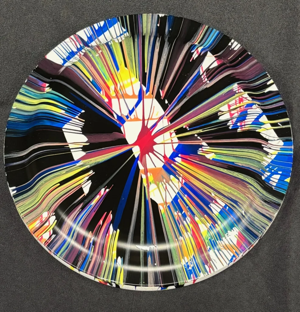 Spin Art Frisbees